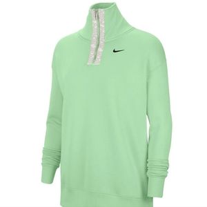 Nike Women’s Therma-FIT 1/2-Zip Graphic Training Crew CU5710-390